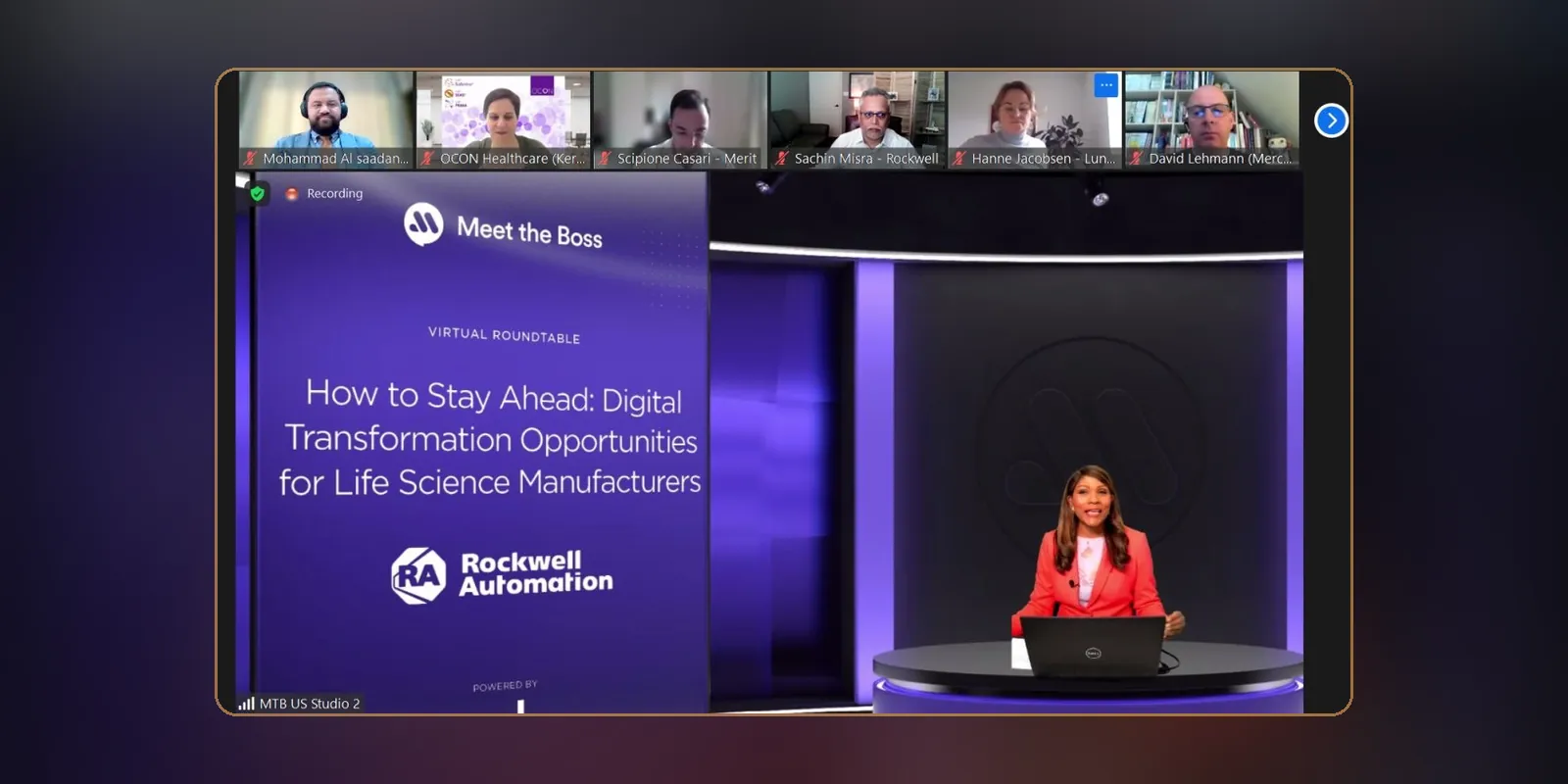 Meet the Boss virtual roundtable with Rockwell Automation on digital transformation opportunities for life science manufacturers