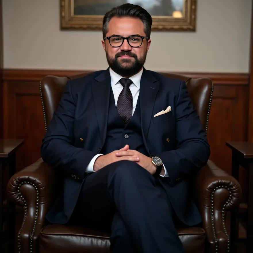 Dr. Mohammad Alsaadany in his office