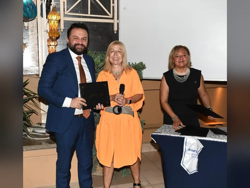 Dr. Mohammad Alsaadany honoured by the Rotary Club of Giza North
